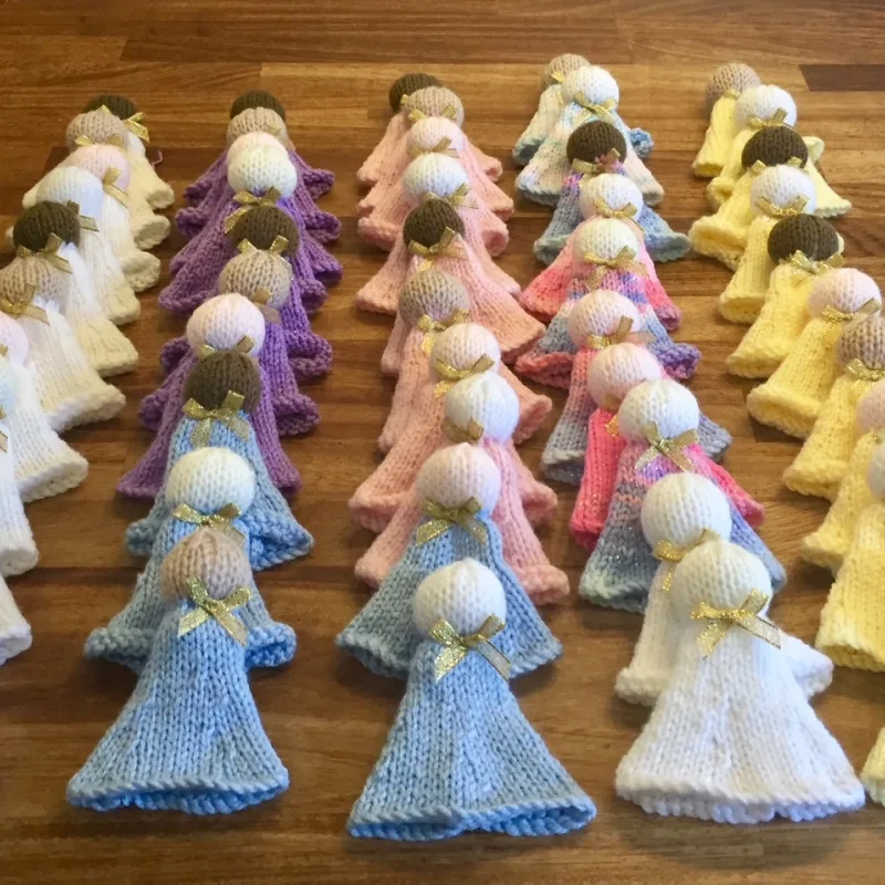 Collection of Knitted Christmas Tree Decorations Commission